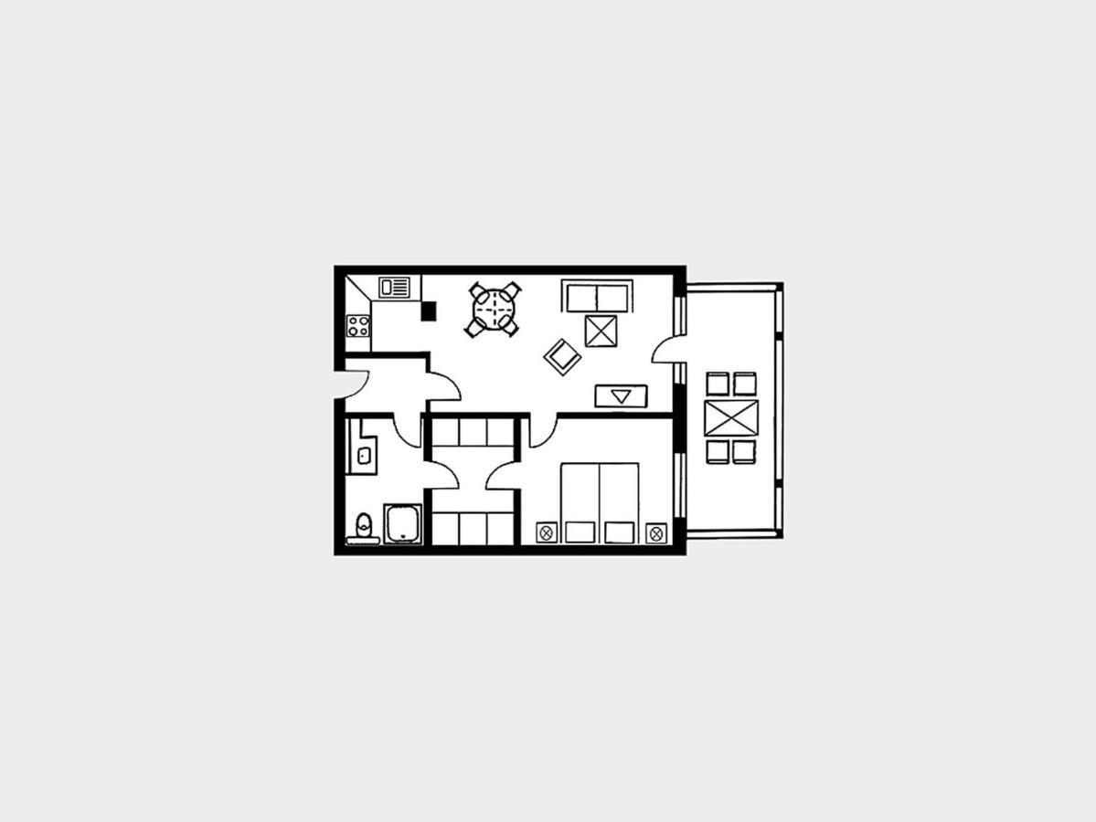 Strandvillen Binz - Ferienwohnung Mit 1 Schlafzimmer Und Balkon Ah-627 Екстер'єр фото